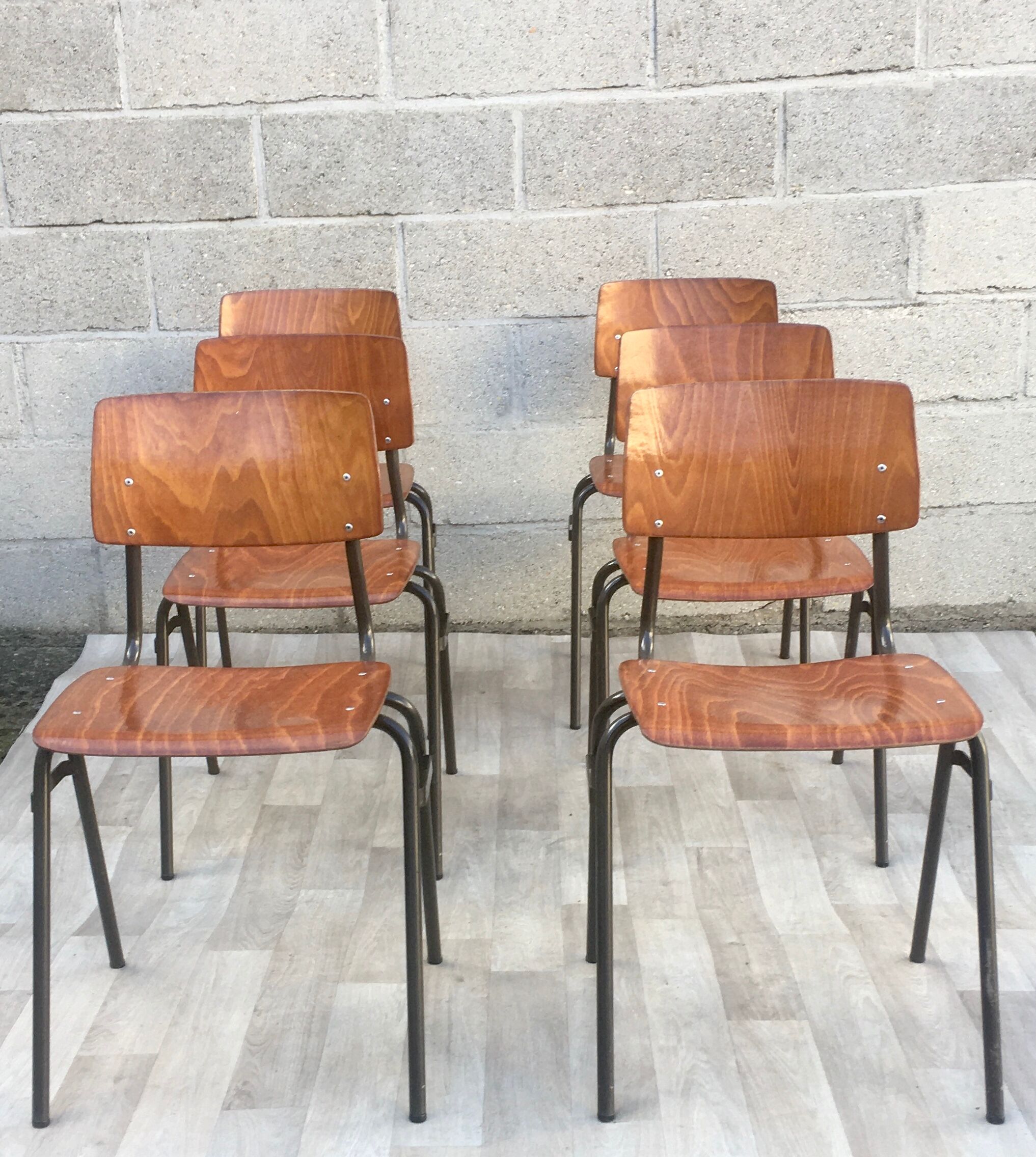 Set of 6 vintage chairs Marko Holland