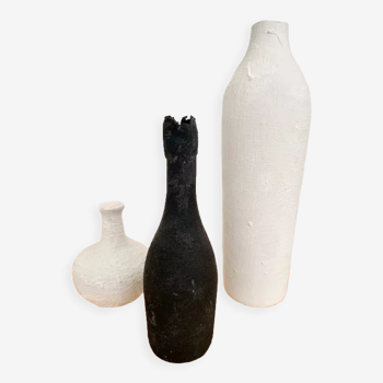 Lot de 3 vases