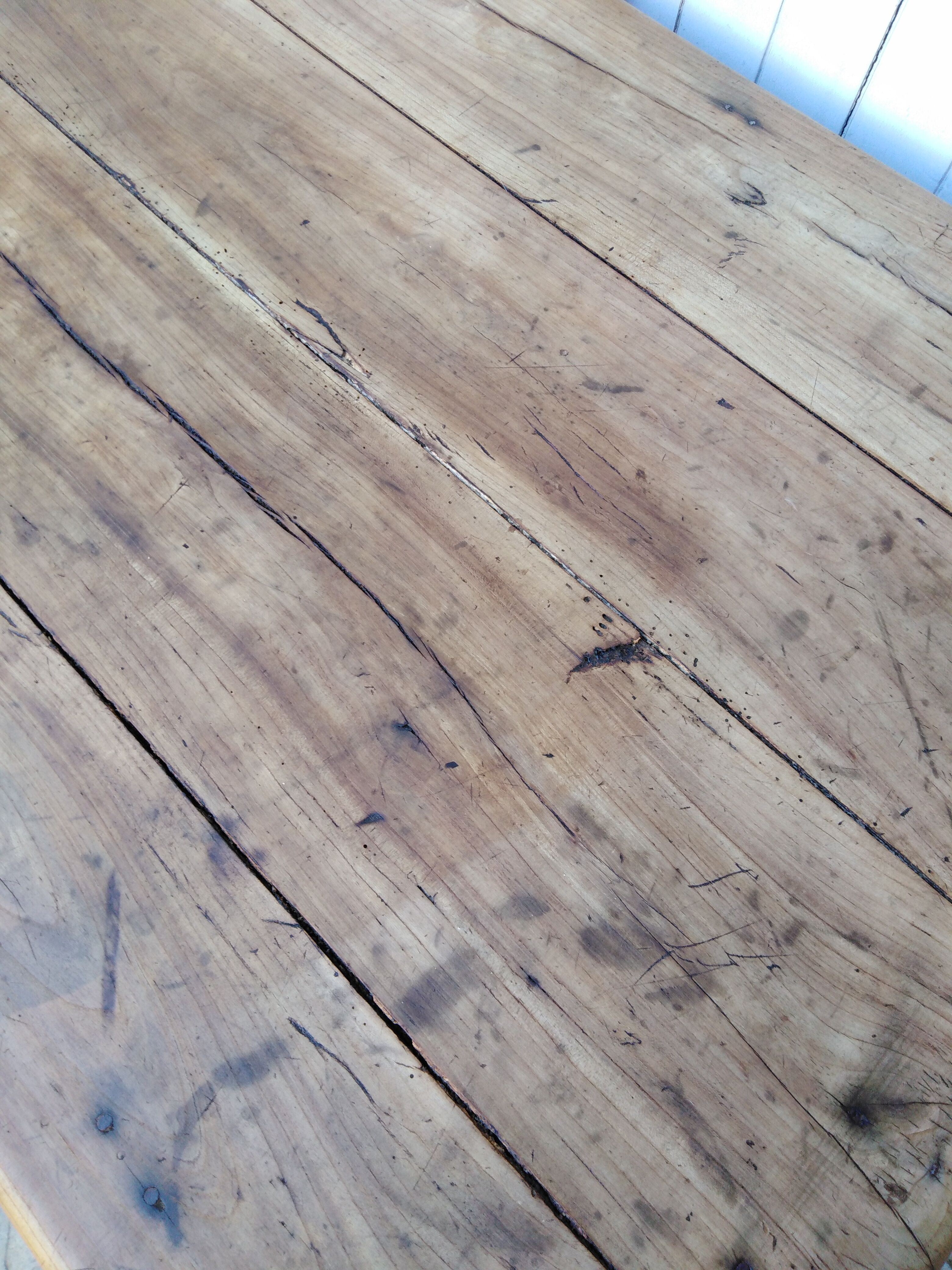 Cherry farmhouse table