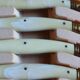Vintage Box 6 Laguiole Table Knives Ivory Handles Gold Bolsters