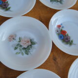 Set of 6 plates in arcopal 70