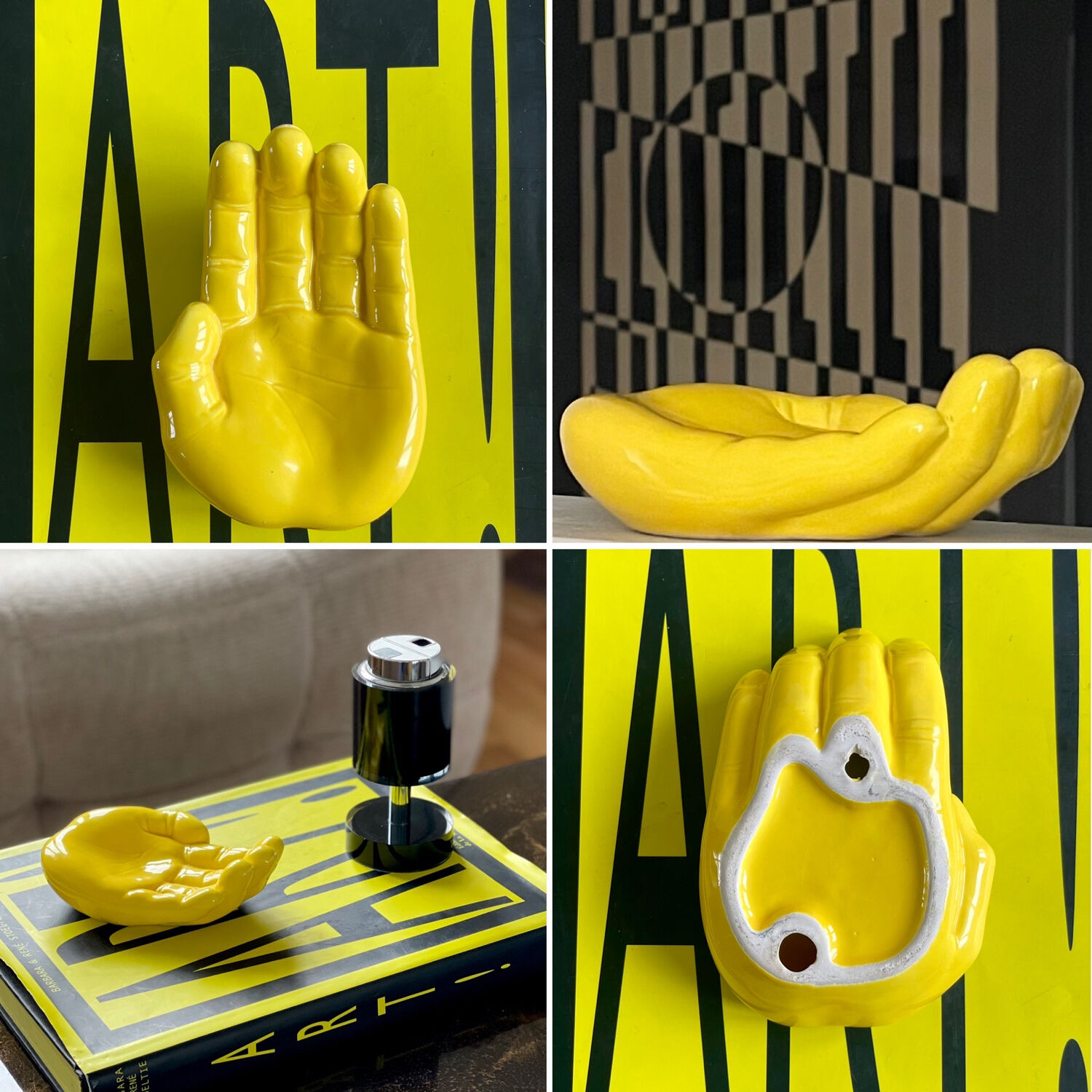 Empty vintage hand pocket