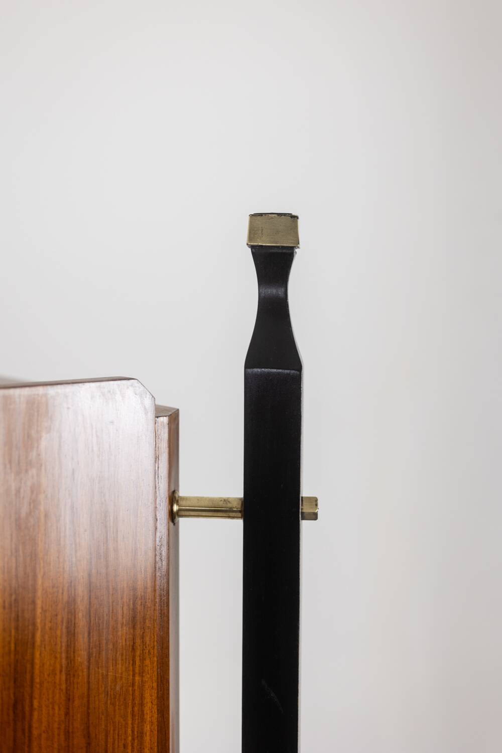 Pair of Italian cabinets in teak veneer. 1960s.