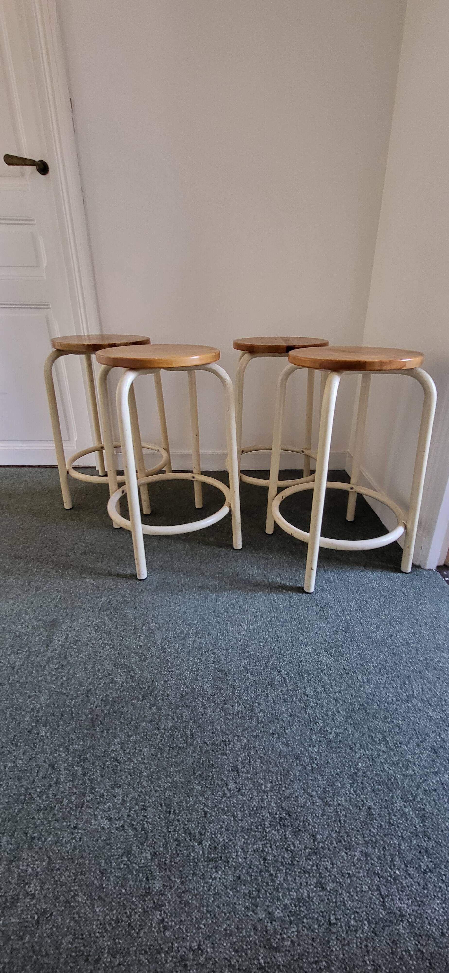 Vintage industrial bar stools