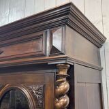 Louis XIII bookcase in walnut from the late 19th century - removable