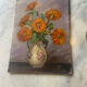 Vintage oil still life