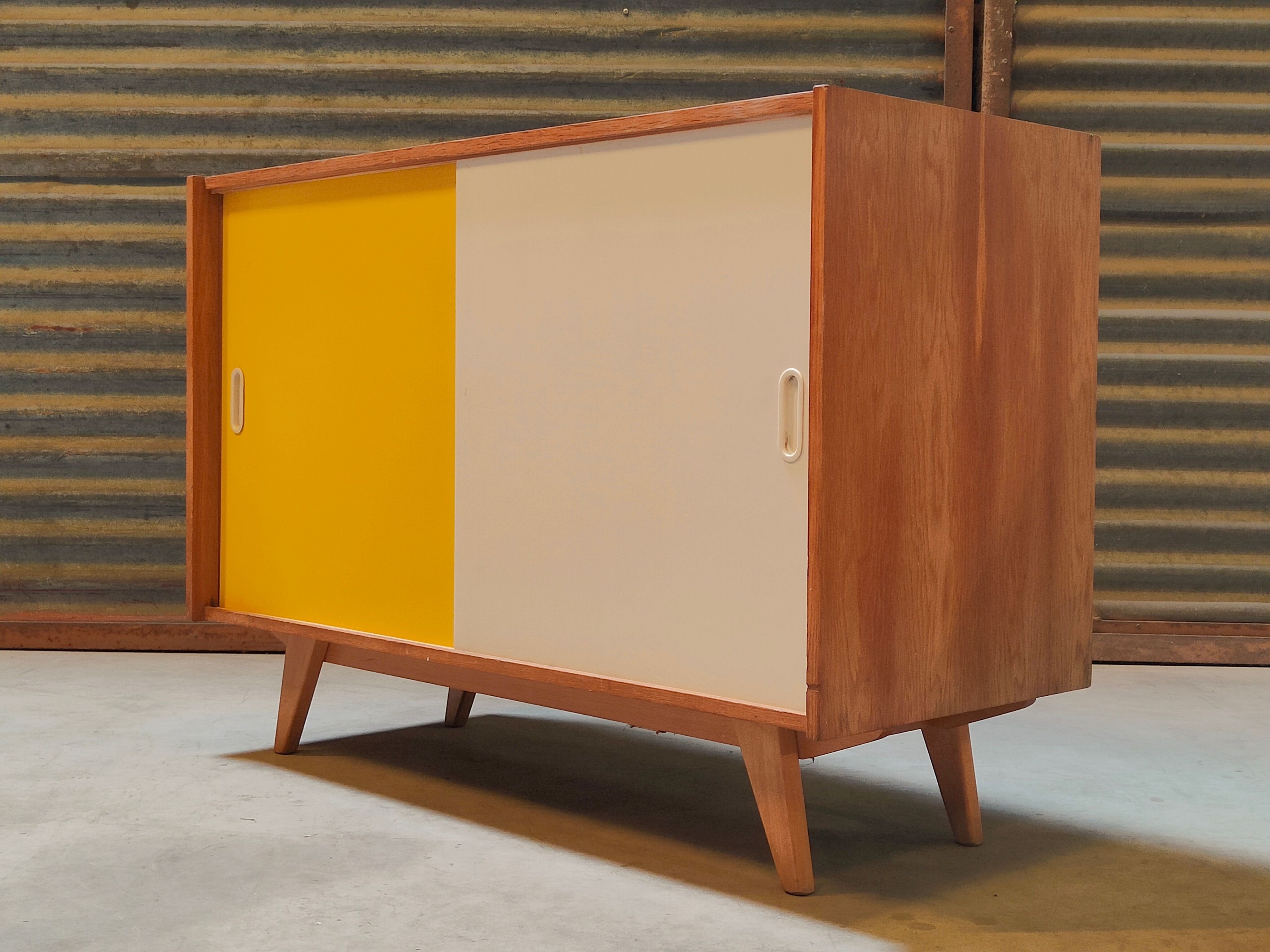 Buffet U 452 Yellow by Jiri Jiroutek for Interier Praha 1960