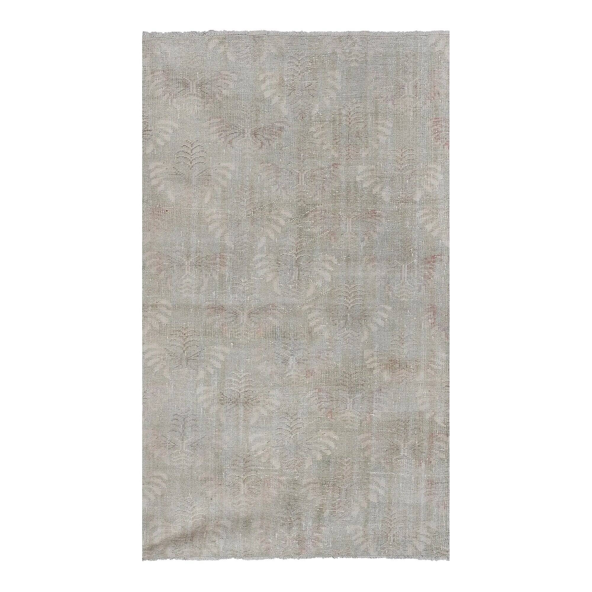 Tapis Oushak turc vintage 140x222 cm