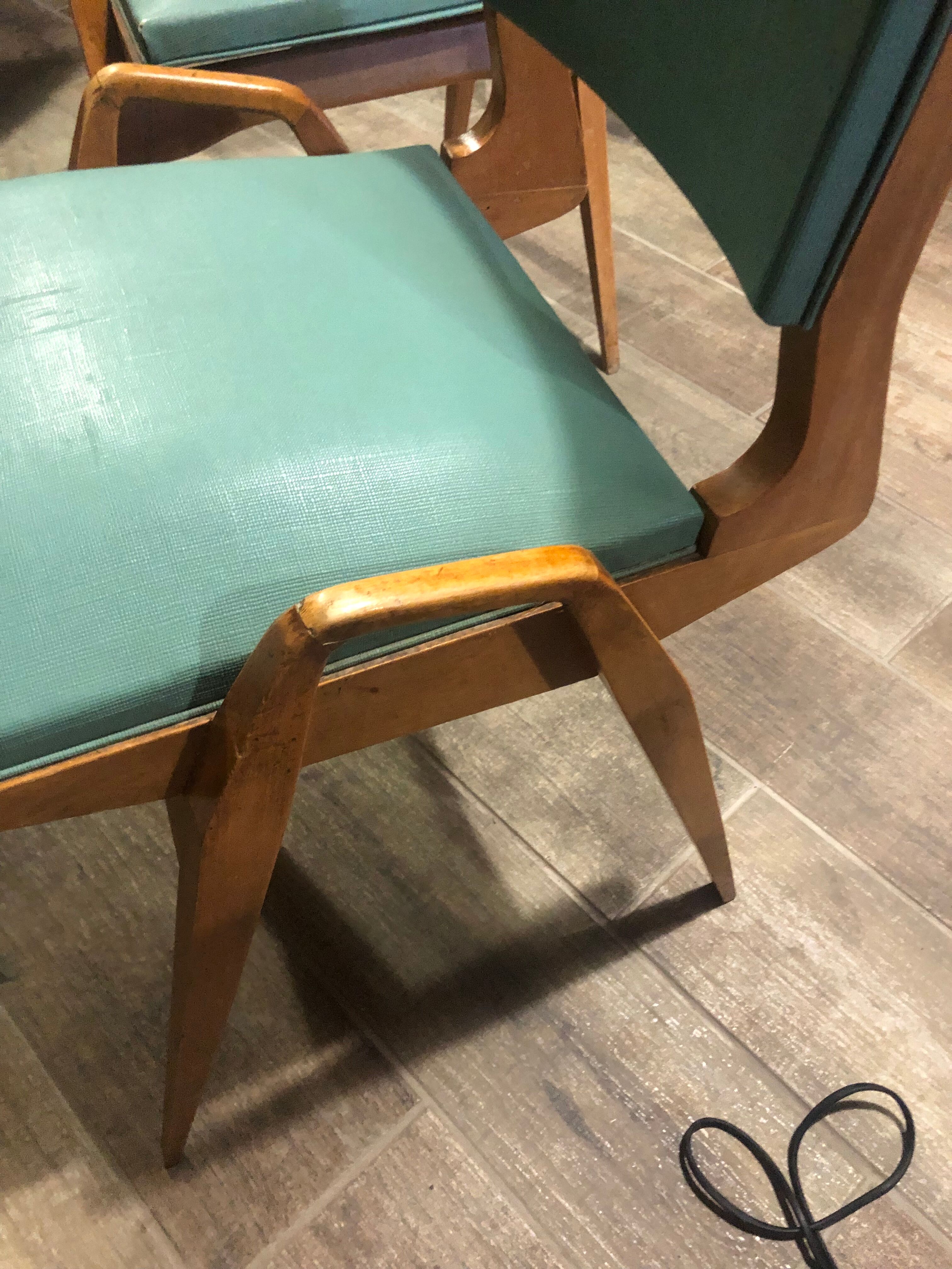 Set of 6 Maurice Pré chairs