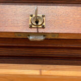 Filing cabinet with curtain