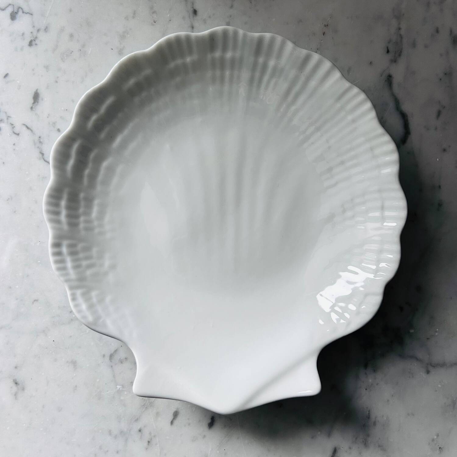 Porcelain shell plate