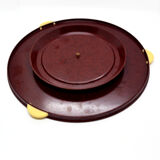 Bakelite tray kreutz art deco rotary cake dish, germany, 1930s