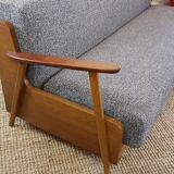 Teak sofa bed