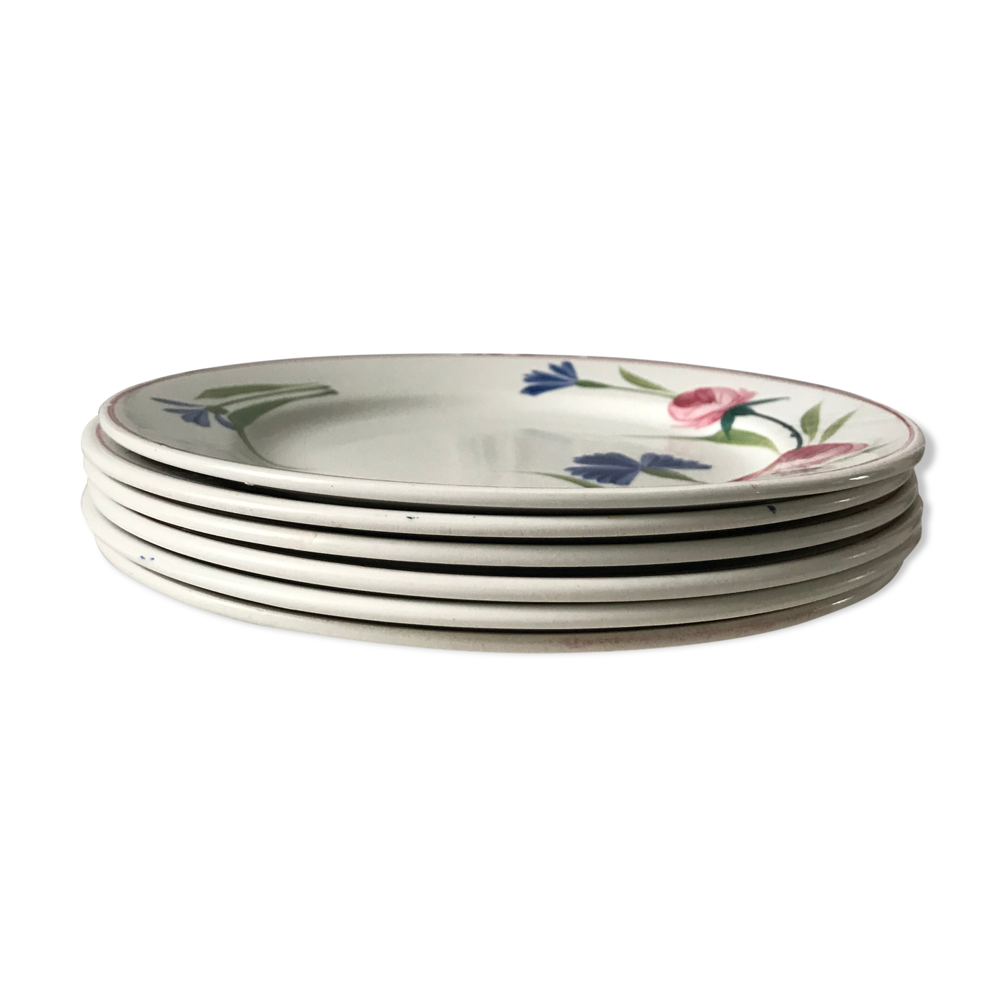 Lot of 6 plates St Amand