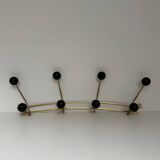 Vintage gold wall coat rack