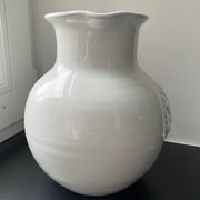 Vase, white ceramic sun jug