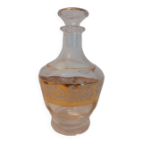 Glass carafe and gold edges