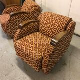 Paire de fauteuils Art Déco