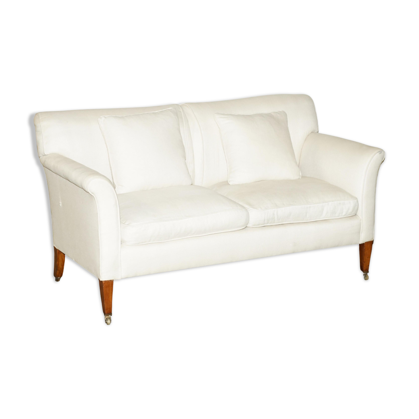 Victorian Howard & Son two-seater canapé fully stamped.