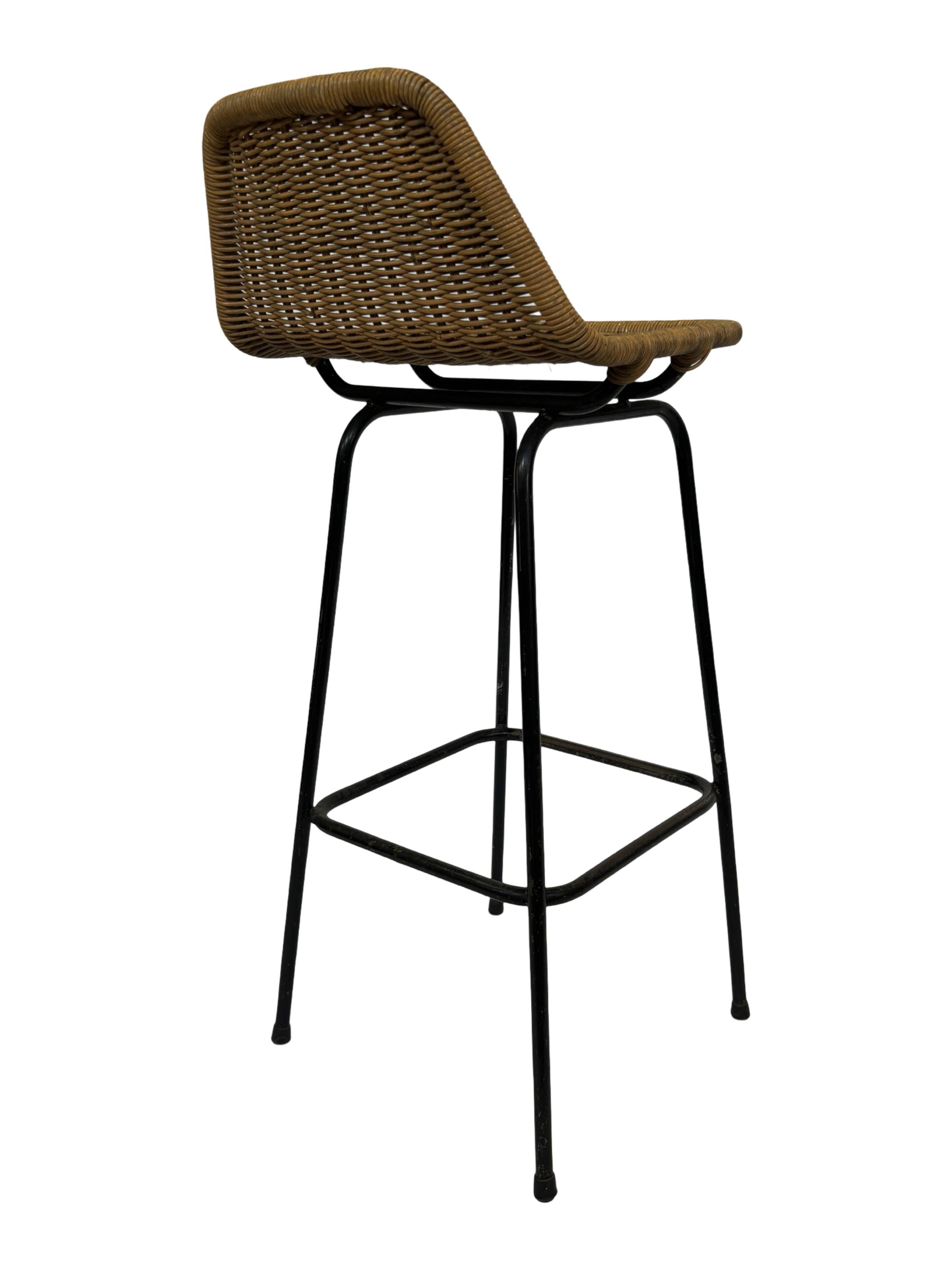 Vintage stool barstool Dirk van Sliedregt Rohe Noordwolde