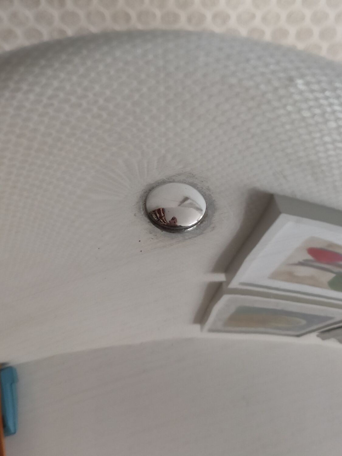 Ikea Chrome mushroom lamp designed by Robert Sonneman