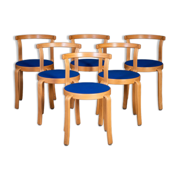 Chaises Empilables Modèle 8000 par Thygesen & Sørensen pour Magnus Olesen, 1980s, Set de 6
