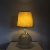 Glass table lamp