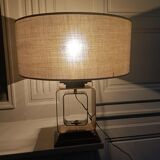 Vintage 70s graphic design lamp