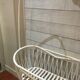 Rattan baby cradle