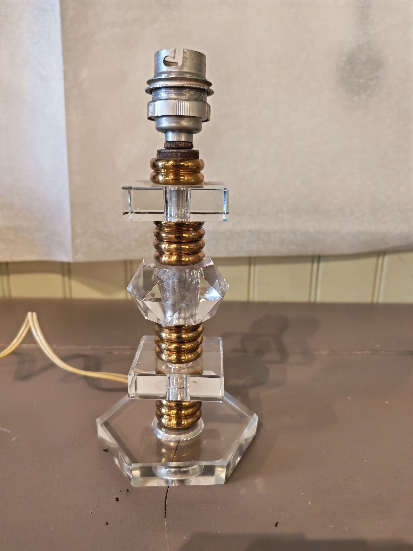 Art Deco style Adnet lamp base
