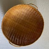 Round Basket made of Asian bamboo