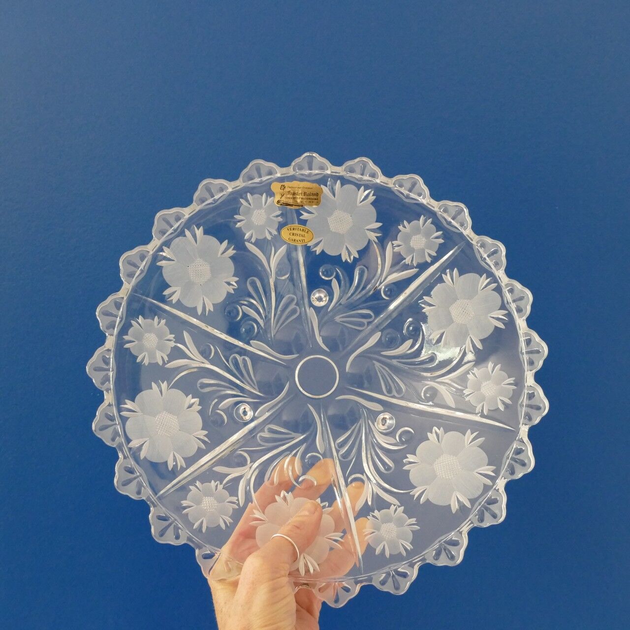 Crystal dish