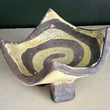 Ashtray in raku, circa 1990/2000
