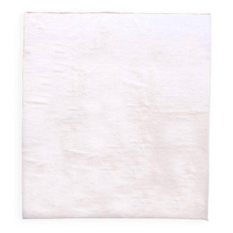 Modern Plain White Rug - 448 x 314 cm