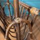 Vintage magazine rack in rattan and bamboo – 1960s/70s