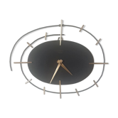 Vintage metal clock Star Ortf