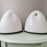 Set of 2 table lamps design, Bruno Gecchelin for iguzzini Lampe Lalea 1977