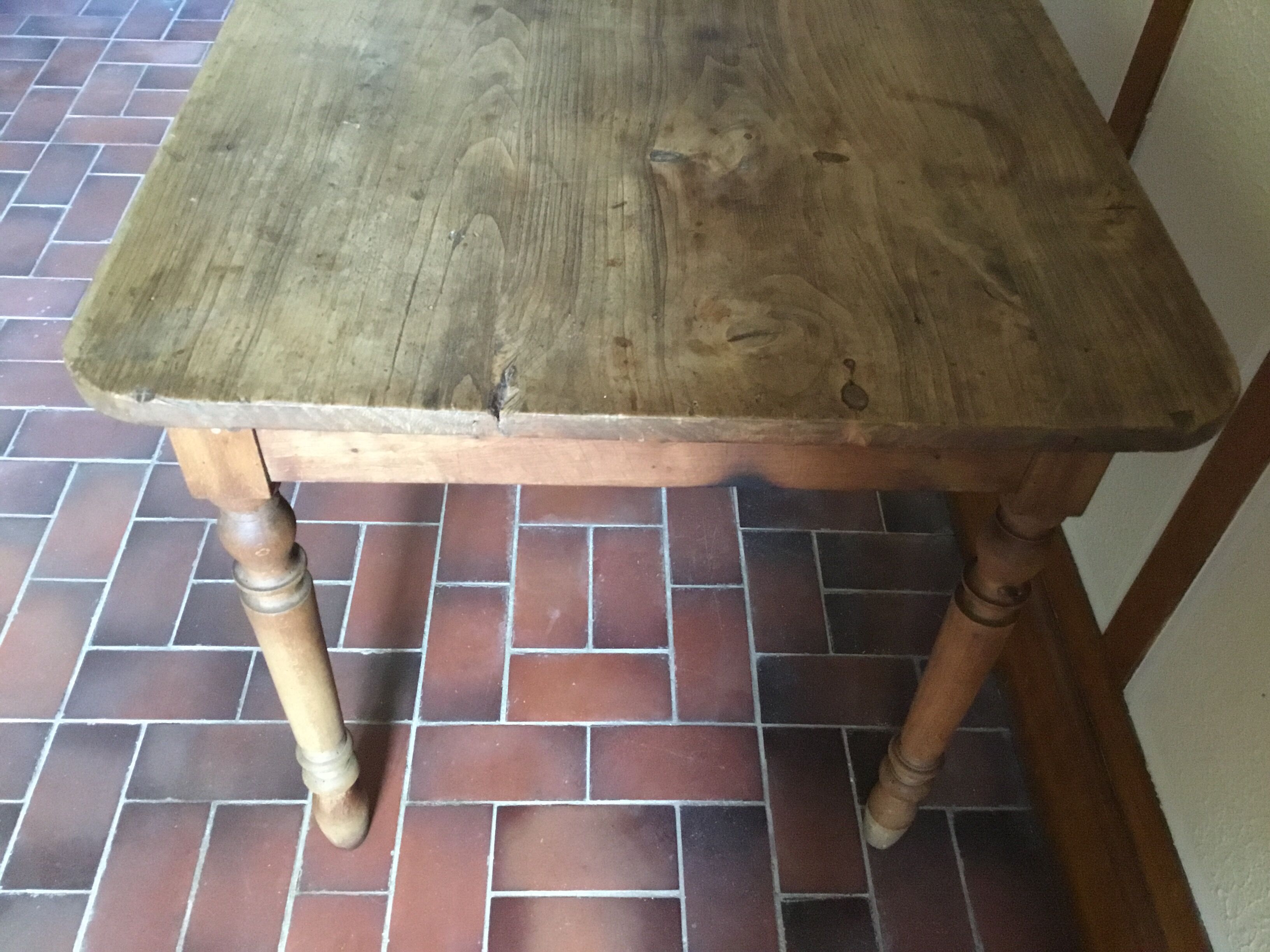 Old farm table