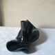 Black ceramic candlestick