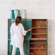 Green loom furniture – sliding door "apple"