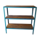 Blue iron shelf