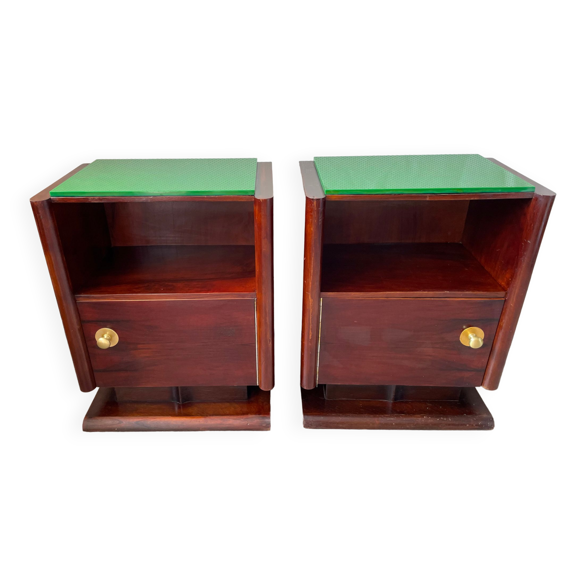 Pair of bedside art deco