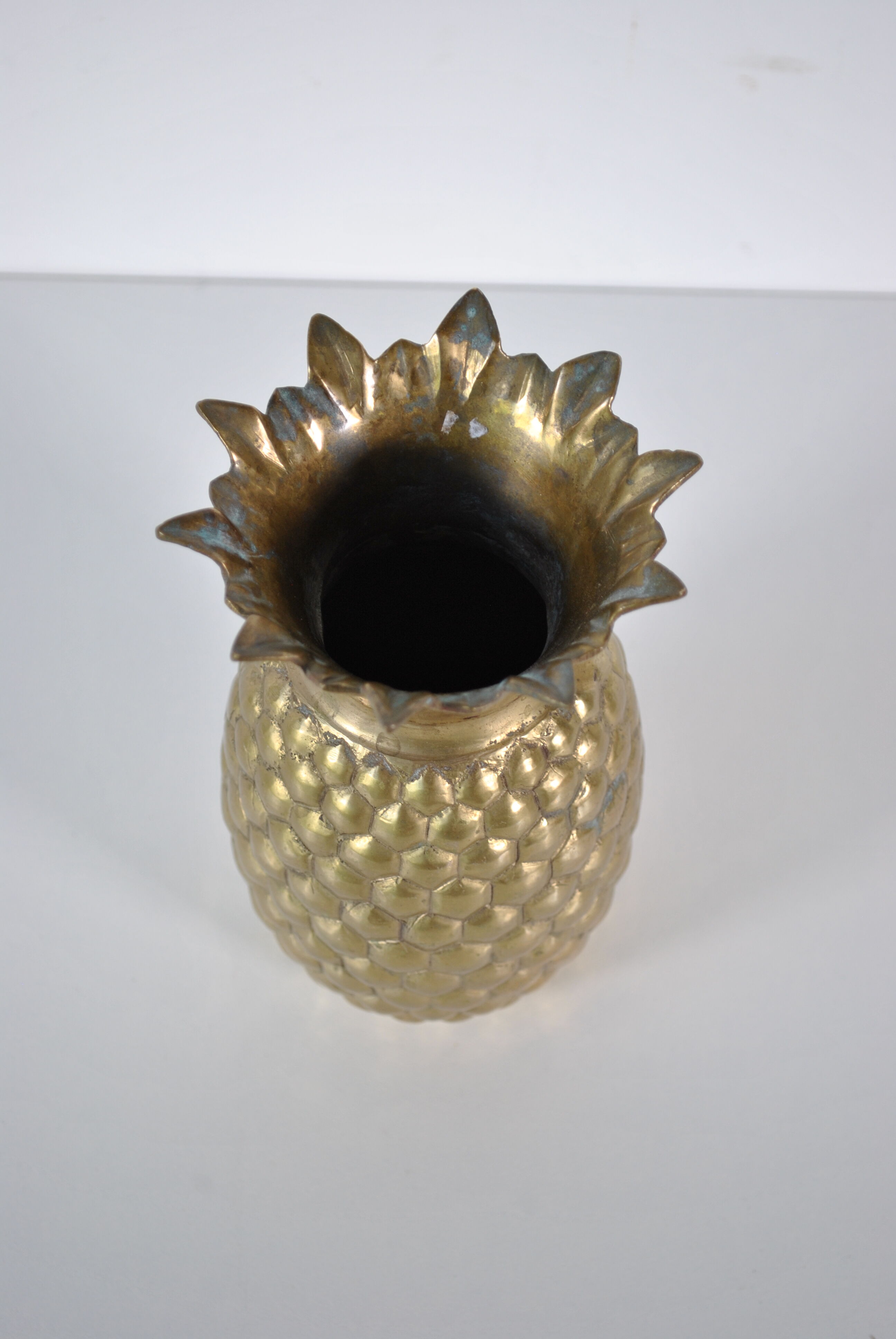 Brass pineapple vase 1970