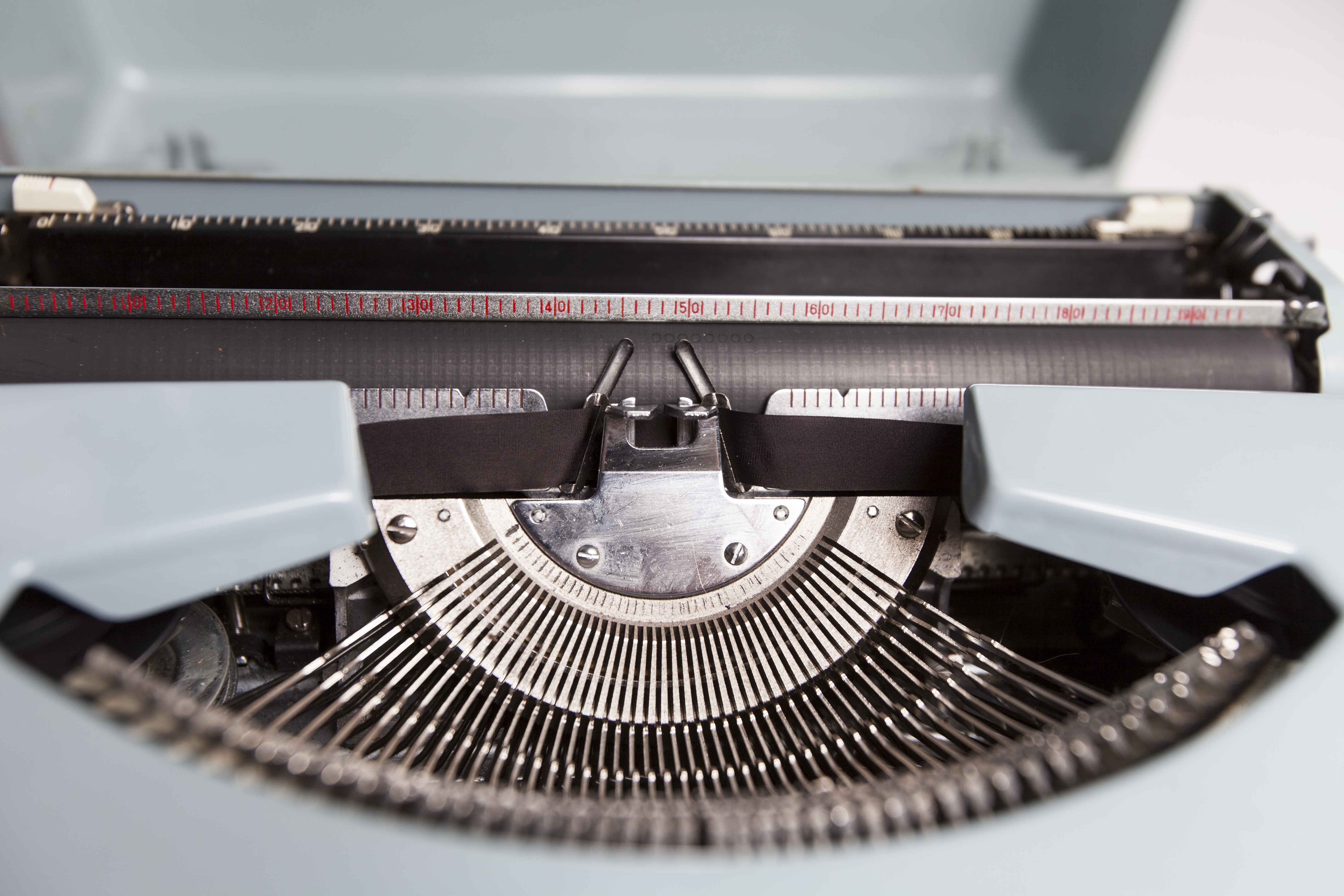 Sky Blue Brother Typewriter from 1980