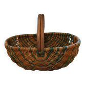 Panier en rotin Bohème