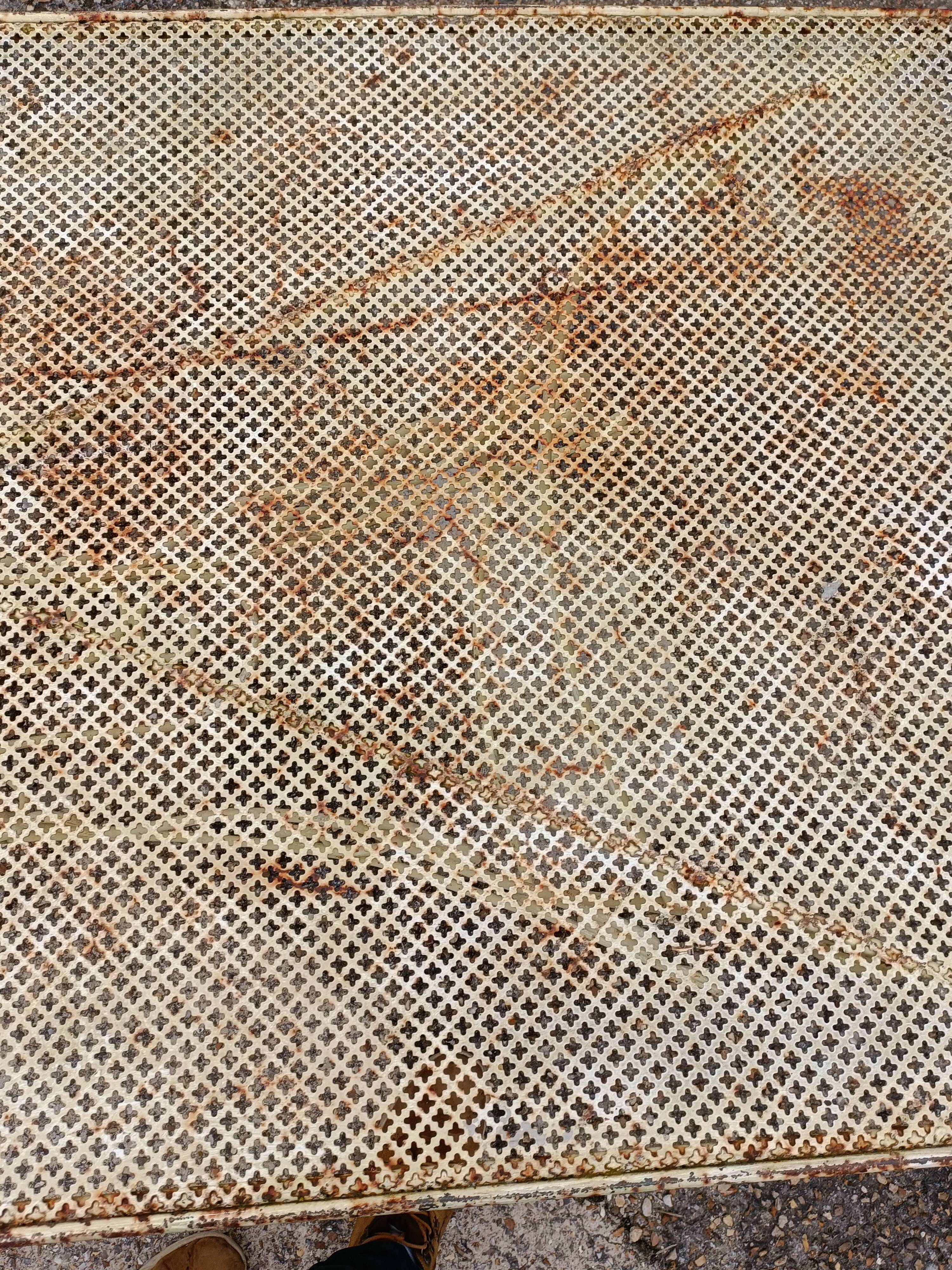Wrought iron garden table full old garden furniture