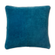 Coussin en velours 50x50cm couleur bleu vert