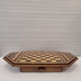 Game of ajedrez, madera tallada, Arts & Crafts, circa 1900 - Inglaterra