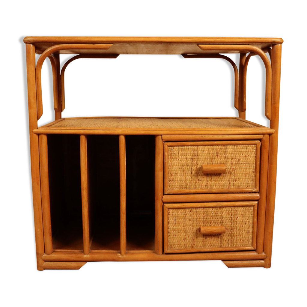 Meuble rangement rotin | Selency