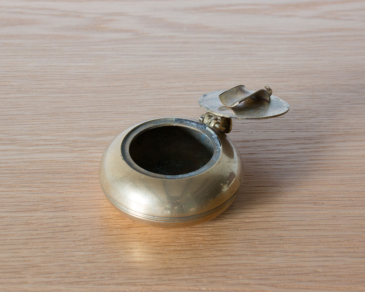 Brass ashtray